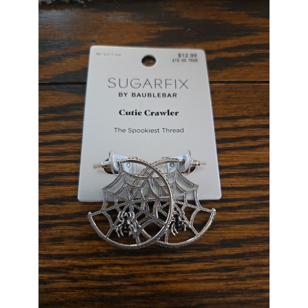 Brand New Sugarfix by Baublebar Halloween Cutie Crawler Earrings